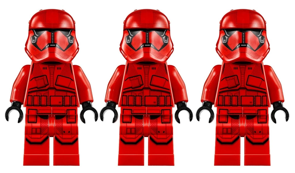 Lego Star Wars Minifiguras Lote de 3 Sith Trooper Del Set 75256 NUEVO Foto 1 de 1