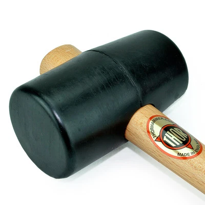 Thor 954 black rubber mallet 800g 74mm soft face THO954 - Image 1 of 3
