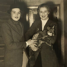 Press Photo Photograph President Franklin Roosevelt Relatives with Pet Fox 1933