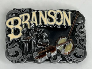 BRANSON MISSOURI Hebilla de Cinturón BC-0007 ~ Violín Banjo Esmaltado ~ Gran Cabina. - Imagen 1 de 8