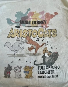 Disney The Aristocats Movie Poster T Shirt  New  Sz: 2XL - VG - Picture 1 of 3