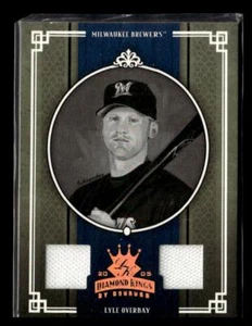 2005 Donruss Diamond Kings #125 Lyle Overbay Materials #/100 - Picture 1 of 2