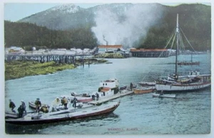VINTAGE POSTCARD WRANGELL CITY ALASKA - Picture 1 of 2