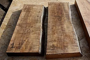 CURLY SPALTED SYCAMORE MAPLE guitar top / craft billets AAA+ FIGURE - Picture 1 of 8