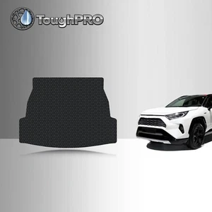 ToughPRO Cargo Mat Black For Toyota RAV4 All Weather Custom Fit 2019-2025 - Picture 1 of 7