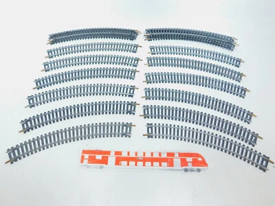 BY658-0.5# 19X Lima H0/DC 3030 Track Piece/Track/Rail Curved - Image 1 of 4