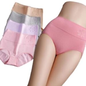Cotton underwear, women, high waist, slimming, control top,support, C-sec 4 pack