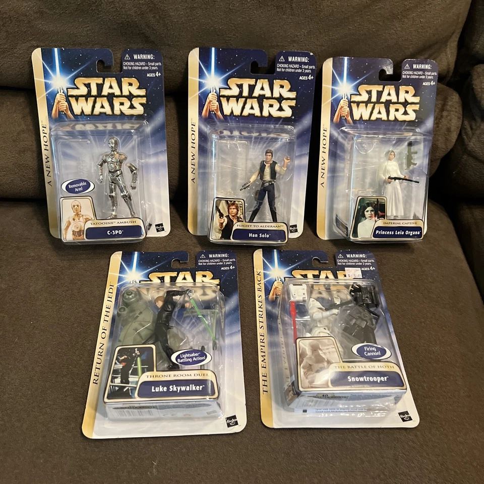 LOTE DE 5 FIGURAS STAR WARS 2003 Lote El Retorno del Jedi Una Nueva Esperanza e Imperio G2 Foto 1 de 4