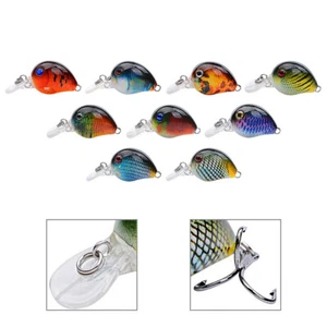 Lote de 9 PIEZAS Señuelos de Pesca 2g/3.3cm Cebos Minnow Plástico Flotante Ganchos Cebos - Imagen 1 de 19