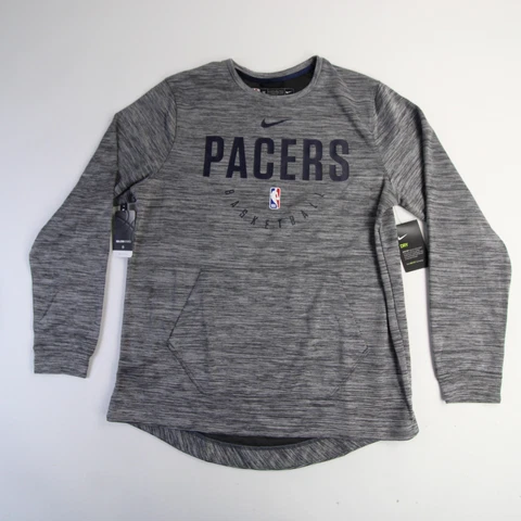 Indiana Pacers Nike NBA Authentics Dri-Fit Sweatshirt Men's Gray/Heather Used Cover