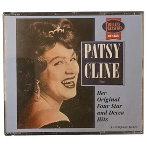 Patsy Cline 4 Disc CD Set Her Original Four Star And Decca Hits Music - Foto 1 di 11