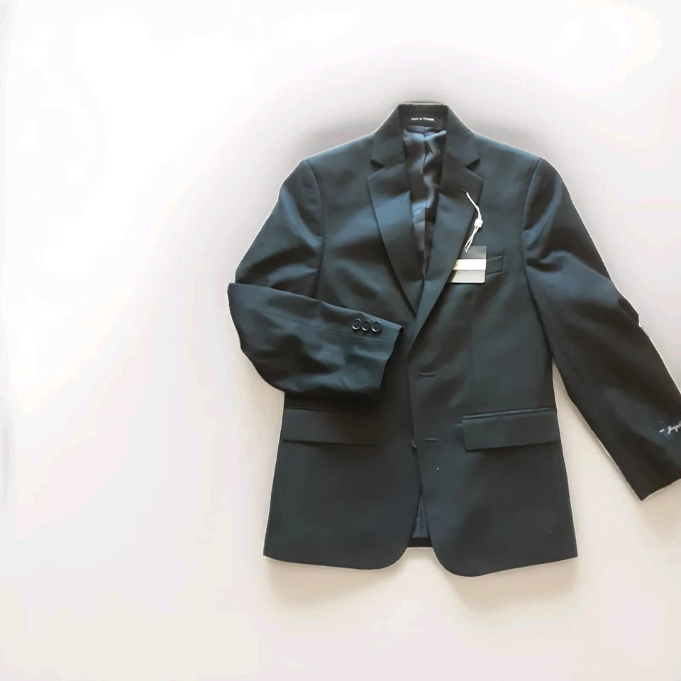 Joseph Feiss Suit Jacket Blazer Boys Size 10 Black NEW - Image 1 of 4