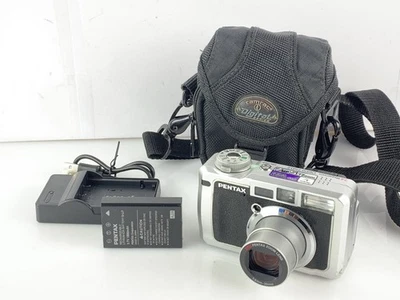 Pentax Digital Camera Optio 750Z 7.0MP Flip Out Screen Digicam Tested + Charger - Image 1 of 4