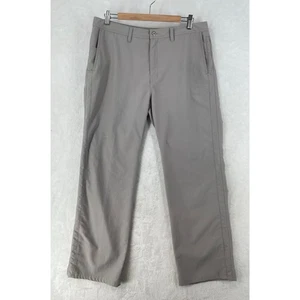 Patagonia Pants Men's 34x30 Gray Poly Nylon Hiking Straight Outdoor Work - Picture 1 of 17