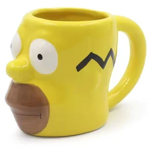 The Simpsons Homer 3D Ceramic Cartoon Mug 10–13 oz | Creative Super Fan Gift Cup - Picture 1 of 5