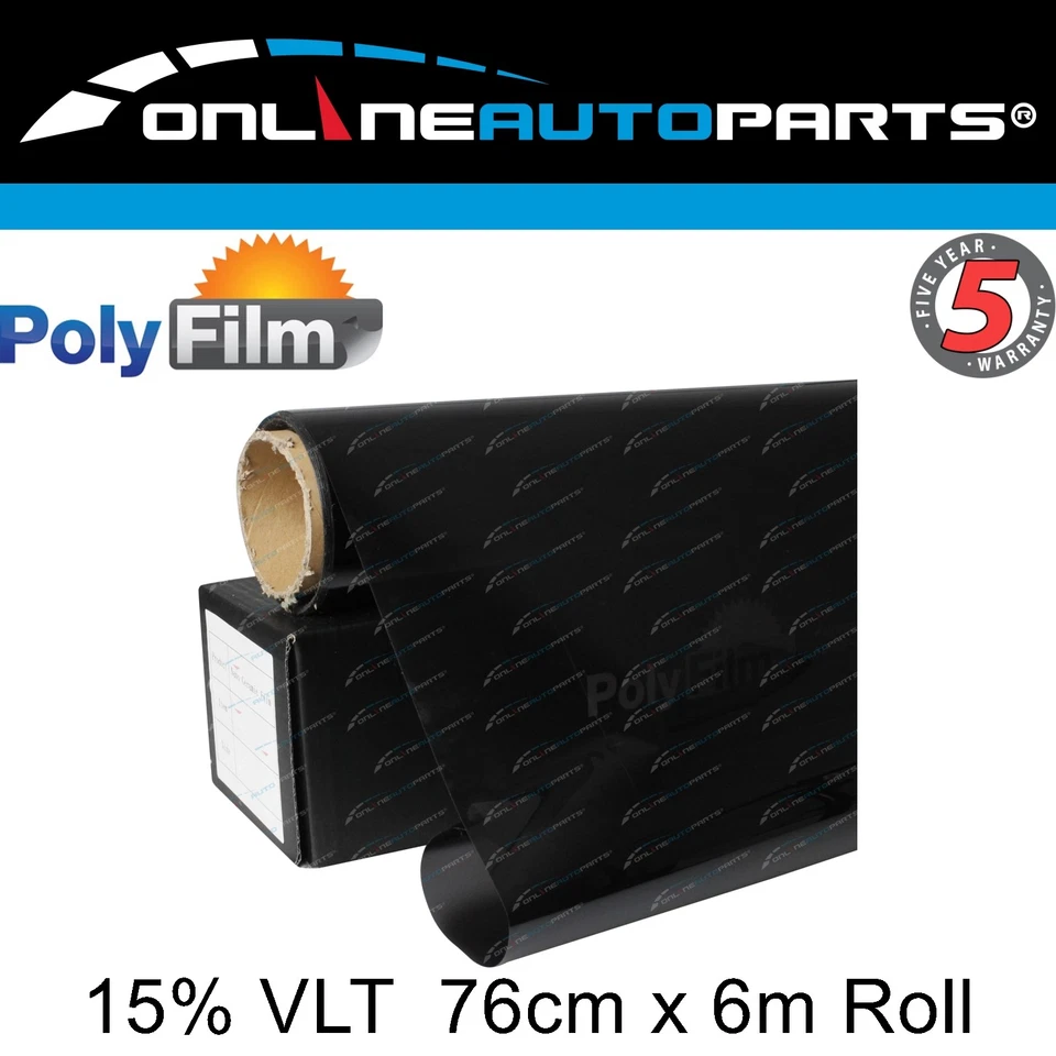 Premium Nano Ceramic Tint Film 15% VLT 6m~76cm DIY Roll Car Home Office UV Block - image 1 of 1