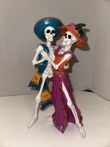 Tabletop DAY OF THE DEAD DIA DE LOS MUERTOS DANCING COUPLE 12" Statue Figurine - Picture 1 of 5
