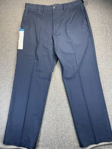 Haggar Men's Cool 18 Pro Classic Fit Flat Front 38W X 31L NWT - Picture 1 of 7