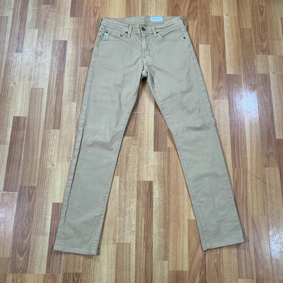 Adriano Goldschmied Jeans Men's 28x30* The Tellis Modern Slim Light Brown Pants - Image 1 of 4