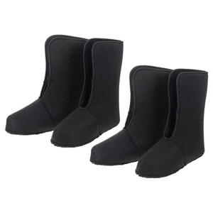 Lot de 2 paires de chaussettes isolantes pour bottes de neige - Noires, taille - Photo 1/12