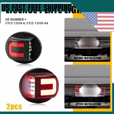 Luz de matrícula LED AUXITO para Ford Ranger 1983-2011/Ford F-150 1990-2014 Foto 1 de 4