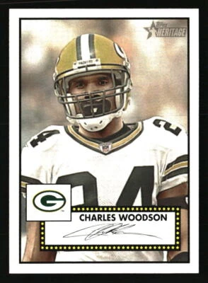 Charles Woodson 2006 Topps Heritage #130 FOOTBALL Card - Image 1 of 2
