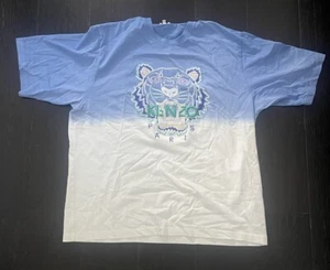 Kenzo Damen Tiger Graphic Kurzarm Shirt blau/weiß XL - Bild 1 von 3