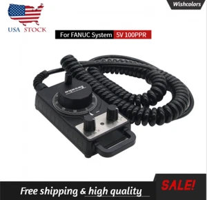 CNC Handwheel Handle Manual Pulse Generator 5V 100PPR AS TOSOKUHC115 for Fanuc - Picture 1 of 9