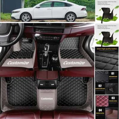 For Mazda MX-5/Miata RX-8 Car Floor Mats Luxury Waterproof Pads Liner Auto Rug — 第 1/4 张图片
