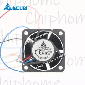 Delta Fan EFB0405VHD DC 5V 0.50A 40*40*20MM 3pin Server Cooling Fan Ball Bearing - Picture 1 of 6