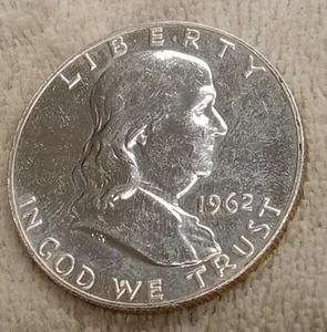 1962 P FRANKLIN PROOF  HALF DOLLAR TP-3361 - Picture 1 of 2