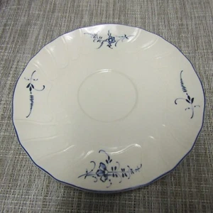 VILLEROY & BOCH VIEUX LUXEMBOURG 1748 BLUE FLOWER SAUCER, A28 - Picture 1 of 3