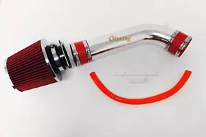 Red Air Intake System Kit Filter For 2003-2006 Infiniti G35 3.5L V6 - Foto 1 di 1
