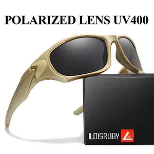 Polarisierte taktische Sonnenbrille Herren Damen Outdoor Sport Radfahren UV-Schutz. - Bild 1 von 34
