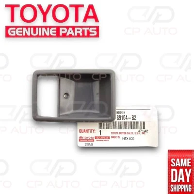 84-89 TOYOTA 4RUNNER INTERIOR MANIJA PUERTA DELANTERA IZQUIERDA BISEL MOLDURA GRIS OEM NUEVO Foto 1 de 4