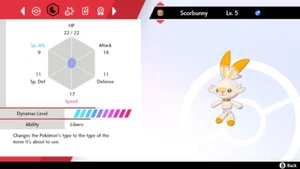 Pokémon Espada y Escudo SWSH - Brillante 6IV Scorbunny - Imagen 1 de 4