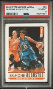 2016 Rittenhouse WNBA PSA 10 Seimone Augustus Minnesota Lynx LSU Tigers HOF - Picture 1 of 2