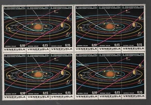 Venezuela: 1973; Scott 1030a "Triptico", Planetarium Humbolt, block of 4, EBV307 - Picture 1 of 2