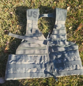 NEW USGI Military ACU FLC Fighting Load Carrier LBV Tactical Hunting Vest Camo - Picture 1 of 3