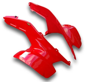 NEW HONDA TRX 250R 86 - 89 FIGHTING RED PLASTIC STANDARD FRONT FENDER TRX250R - Picture 1 of 2