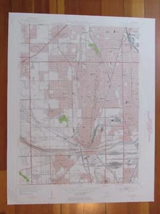 Blue Island Illinois 1956 Original Vintage USGS Topo Karte - Bild 1 von 1