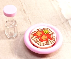 New LEGO Dinner Plate SPAGETTI Meatballs Veggie Pasta Bottled Water Spaghetti - Picture 1 of 1