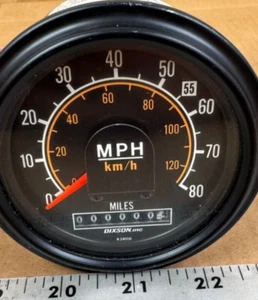 DIXSON SPEEDOMETER 12 VOLT NOS - Picture 1 of 7