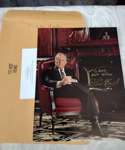 ABOGADO PENALISTA F. LEE BAILEY 1933-2021 AUTÓGRAFO 8x10 FOTO FIRMADA - Imagen 1 de 4