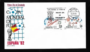 FDC Copa Mundial de Fútbol 1982 EDIFIL 2661, 2662 en Sobre Primer Día - Imagen 1 de 1