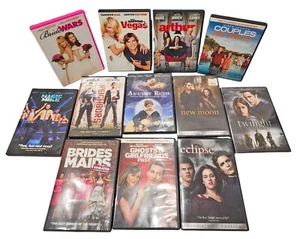 12 Pc DVD Lot - Romance Comedy Fantasy Genres - Cases Included - Picture 1 of 16