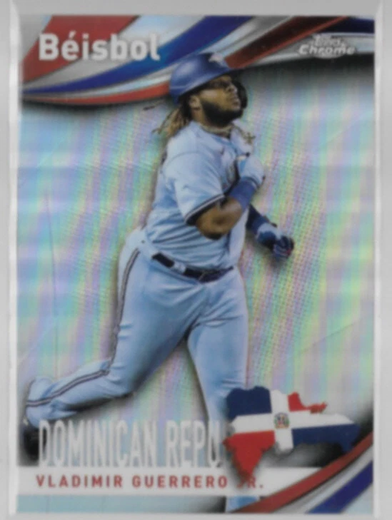 VLADIMIR GUERRERO Jr. 2021 Topps Chrome Beisbol  Baseball Insert #B-6.  JAYS - Image 1 of 1