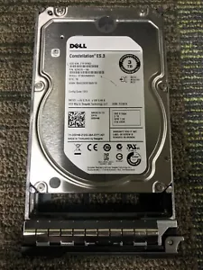 DELL ST3000NM0023 3TB 7.2K RPM 6Gb/s 3.5" SAS Hard Drive (55H49) - Picture 1 of 5