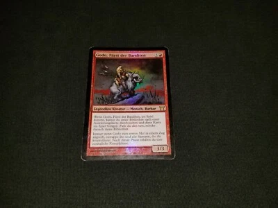 MTG 1x Champions of Kamigawa red rare HP German FOIL Godo, Bandit Warlord - Image 1 of 2