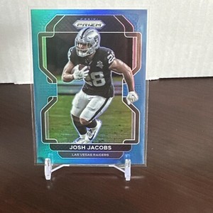 2021 Prizm Josh Jacobs Light Blue Prizm #180 Las Vegas Raiders